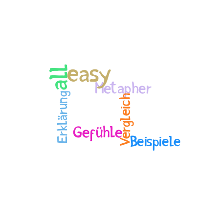 Methapher Vergleich Gefühle